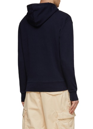 Back View - Click To Enlarge - MAISON KITSUNÉ - Chillax Fox Patch Cotton Hoodie