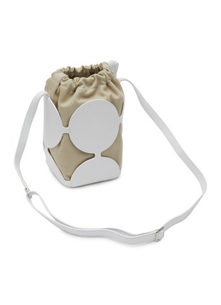 Detail View - Click To Enlarge - PIERRE HARDY - ‘Bulles' circular cutout leather bucket bag