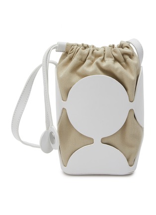 Main View - Click To Enlarge - PIERRE HARDY - ‘Bulles' circular cutout leather bucket bag