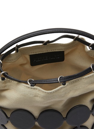 Detail View - Click To Enlarge - PIERRE HARDY - ‘Bulles' circular cutout top handle leather bucket bag
