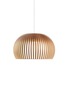 Main View - Click To Enlarge - MANKS - ATTO 5000 SMALL WALNUT PENDANT LAMP