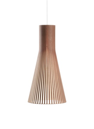 Main View - Click To Enlarge - MANKS - SECTO 4201 WALNUT PENDANT LAMP