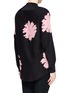 Back View - Click To Enlarge - ALEXANDER MCQUEEN - Floral silhouette silk crepe blouse
