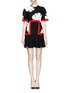 Main View - Click To Enlarge - ALEXANDER MCQUEEN - Lotus flower jacquard knit dress