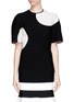 Main View - Click To Enlarge - ALEXANDER MCQUEEN - Polka dot cropped knit top