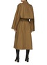 Back View - Click To Enlarge - TOTEME - Belted Double Breasted Organic Cotton Trench Coat