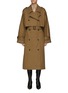 Main View - Click To Enlarge - TOTEME - Belted Double Breasted Organic Cotton Trench Coat