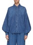 Main View - Click To Enlarge - MADE IN TOMBOY - ‘Claire' balloon sleeve denim shirt