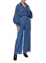 Figure View - Click To Enlarge - MADE IN TOMBOY - ‘Enea' pleated wide leg denim jeans