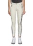 Main View - Click To Enlarge - RAG & BONE - ‘Cate' Distressed Foil Detail Skinny Jeans