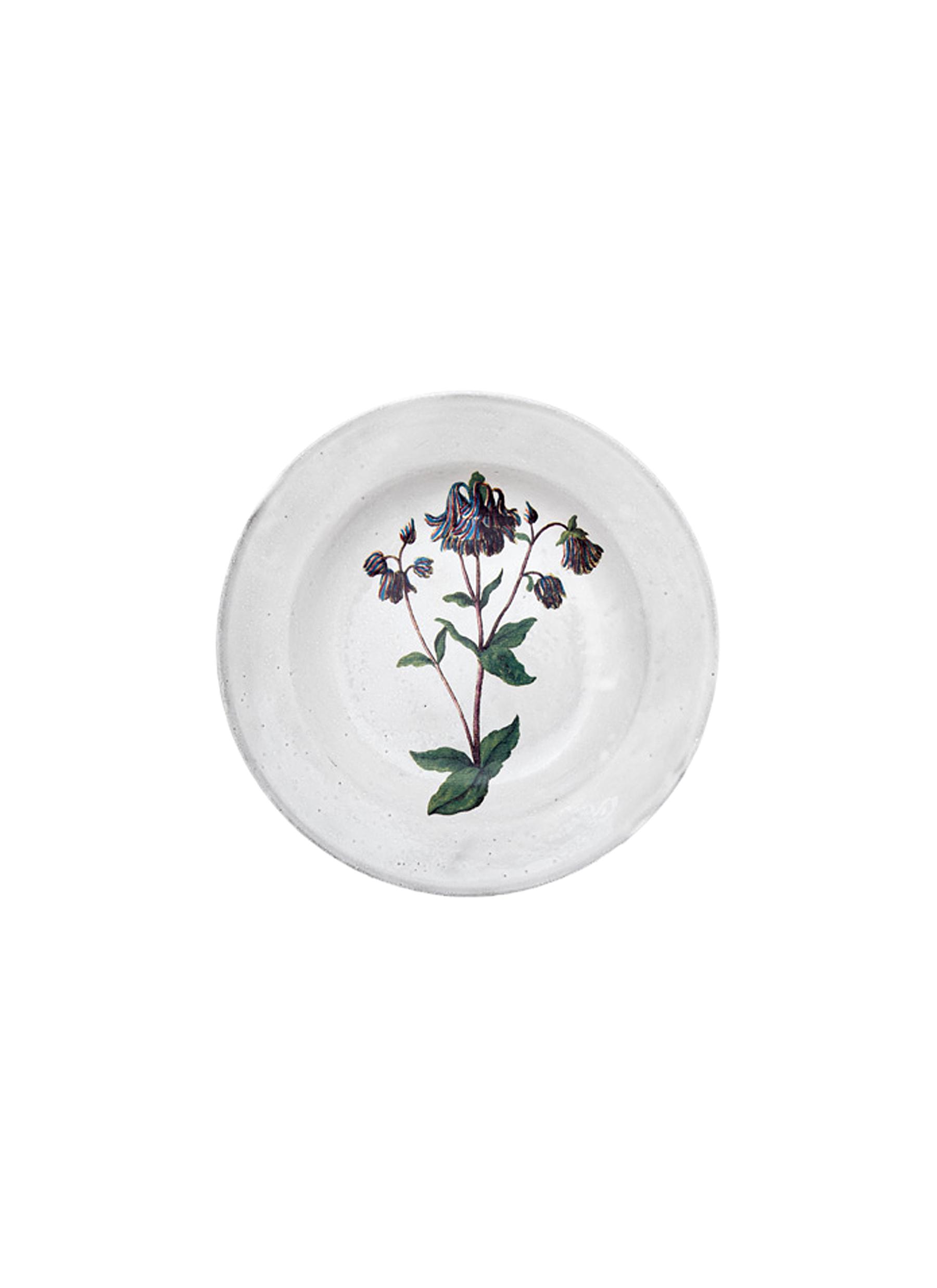 ASTIER DE VILLATTE | x John Derian Columbine Graphic Soup Plate