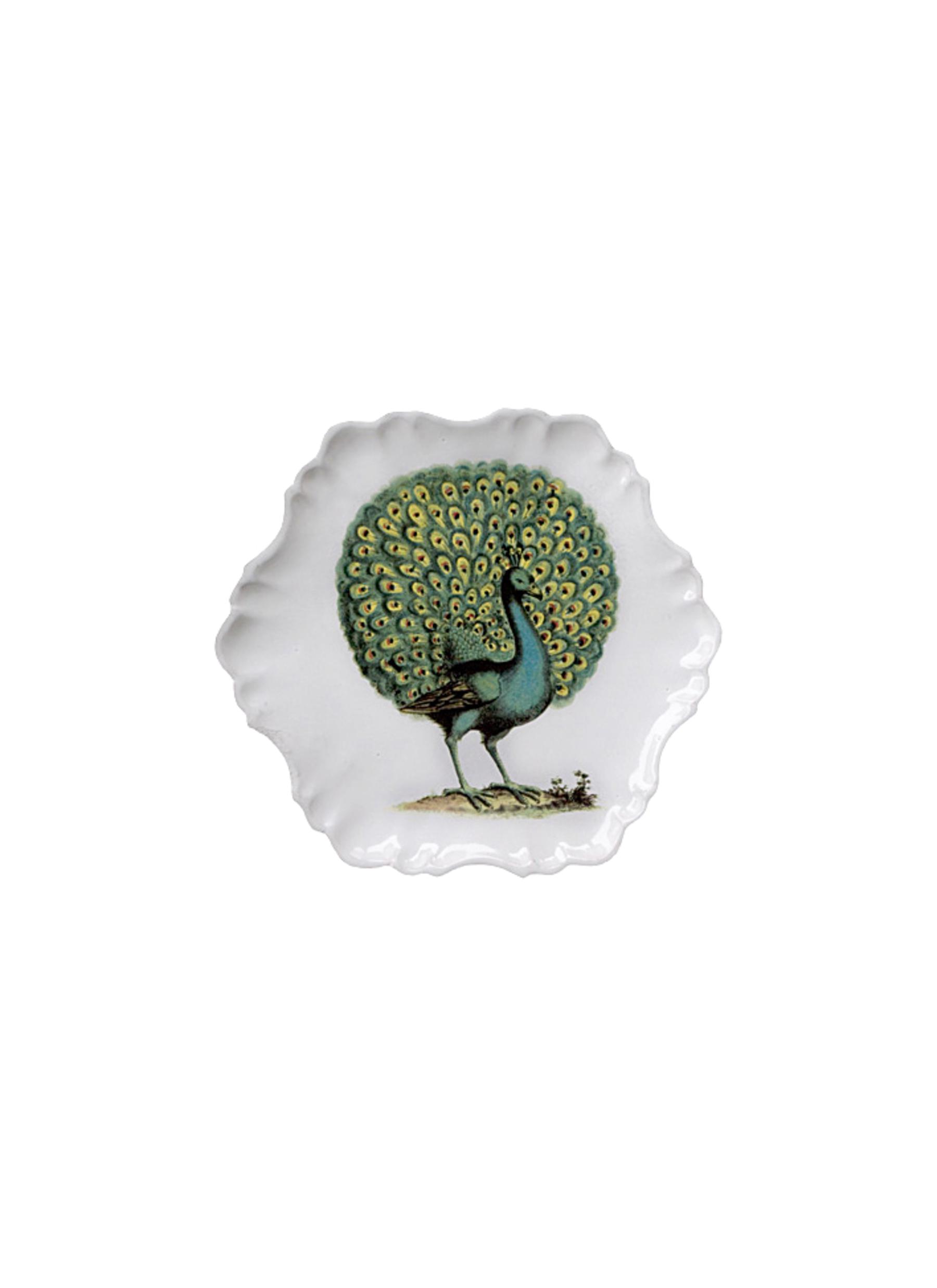 ASTIER DE VILLATTE | x John Derian Peacock Print Plate | Lane Crawford