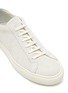 Detail View - Click To Enlarge - COMMON PROJECTS - ‘ORIGINAL ACHILLES’ SUEDE LOW TOP LACE UP SNEAKERS