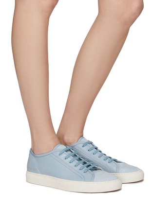 Figure View - Click To Enlarge - COMMON PROJECTS - ‘Tournament' low-top leather sneakers