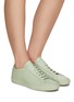 Figure View - Click To Enlarge - COMMON PROJECTS - ‘ORIGINAL ACHILLES’ LEATHER LOW TOP LACE UP SNEAKERS