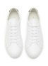 Detail View - Click To Enlarge - COMMON PROJECTS - ‘RETRO LOW’ COLOURED TAB LEATHER SNEAKERS