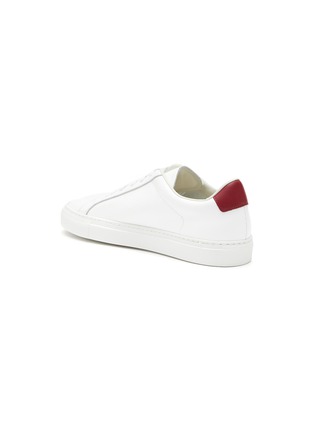  - COMMON PROJECTS - ‘RETRO LOW’ COLOURED TAB LEATHER SNEAKERS