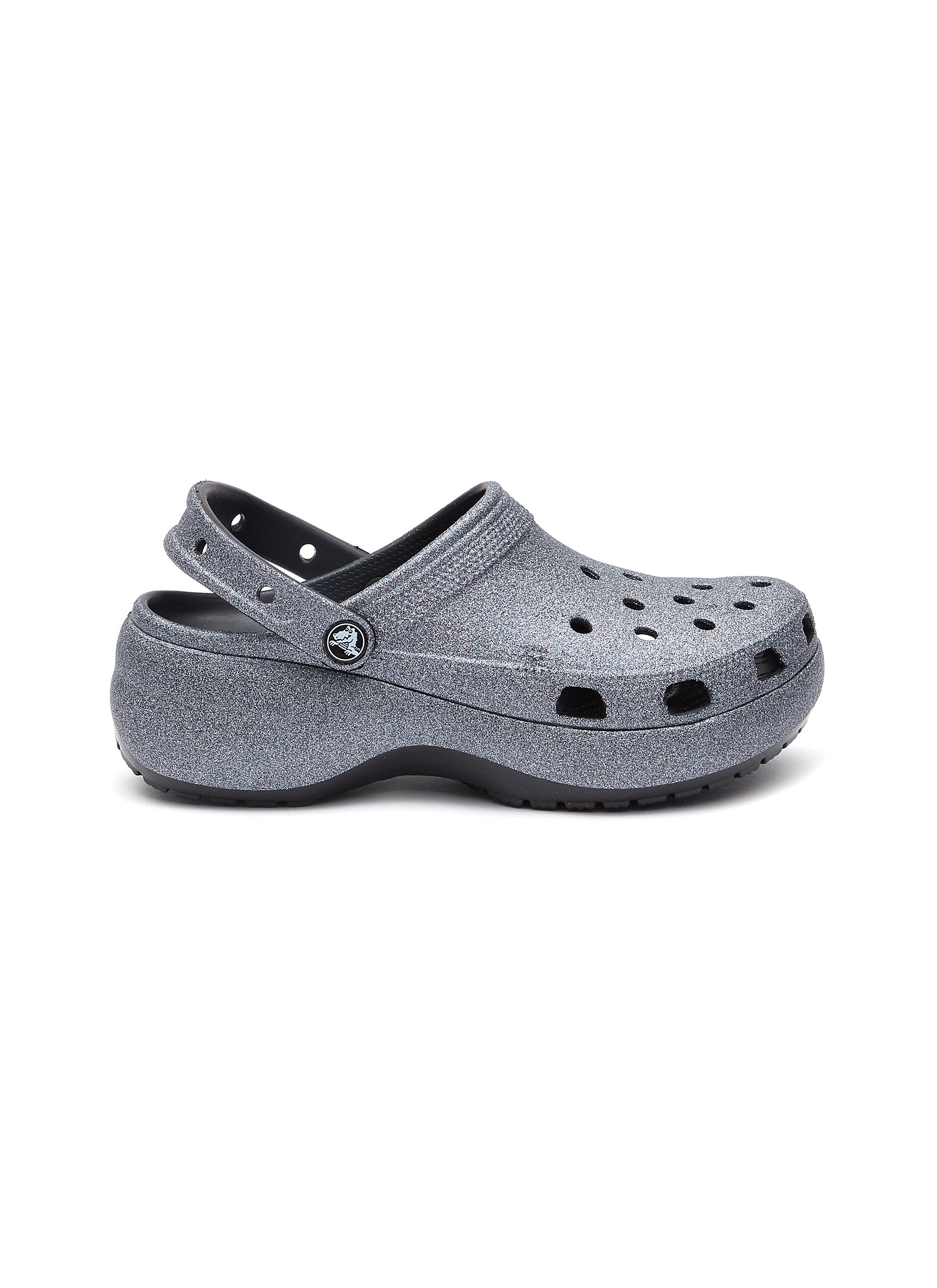 CROCS | 'GLITTER II' CLASSIC PLATFORM 