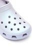 Detail View - Click To Enlarge - CROCS - ‘CLASSIC 4 HER’ PEARLESCENT EFFECT SLINGBACK CLOGS