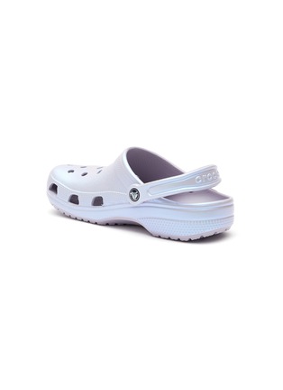  - CROCS - ‘CLASSIC 4 HER’ PEARLESCENT EFFECT SLINGBACK CLOGS