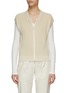 PESERICO - Cotton Knit Zip Up Vest