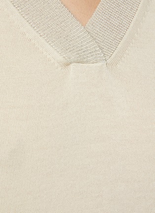  - PESERICO - V-neck Cotton Sweater