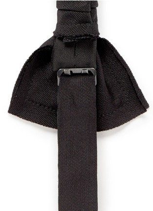Detail View - Click To Enlarge - LANVIN - Raw edge double layer bow tie