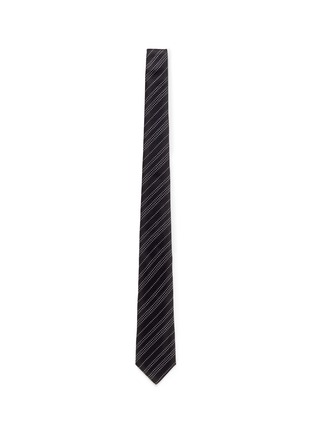 Main View - Click To Enlarge - LANVIN - Initial stripe silk tie