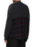 BALENCIAGA - OVERSIZED CHECK FLANNEL PATCHED COTTON T-SHIRT