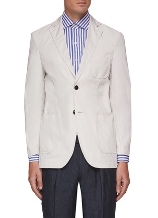 Main View - Click To Enlarge - TOMORROWLAND - LIMITED EDITION SINGLE BREASTED TOPSTITCH DETAIL BLAZER