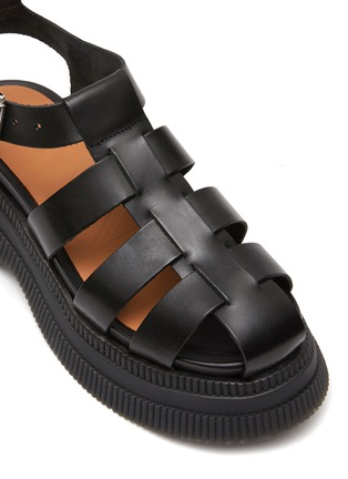 Detail View - Click To Enlarge - GANNI - RUBBER PLATFORM FISHERMAN CREEPERS