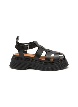 Main View - Click To Enlarge - GANNI - RUBBER PLATFORM FISHERMAN CREEPERS