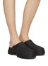 Figure View - Click To Enlarge - GANNI - Round-toe rubber platform mules
