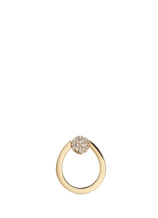 Main View - Click To Enlarge - CHLOÉ - 'Darcey' crystal pavé sphere ring