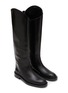 Detail View - Click To Enlarge - JIL SANDER - ROUND TOE LEATHER RIDING BOOTS