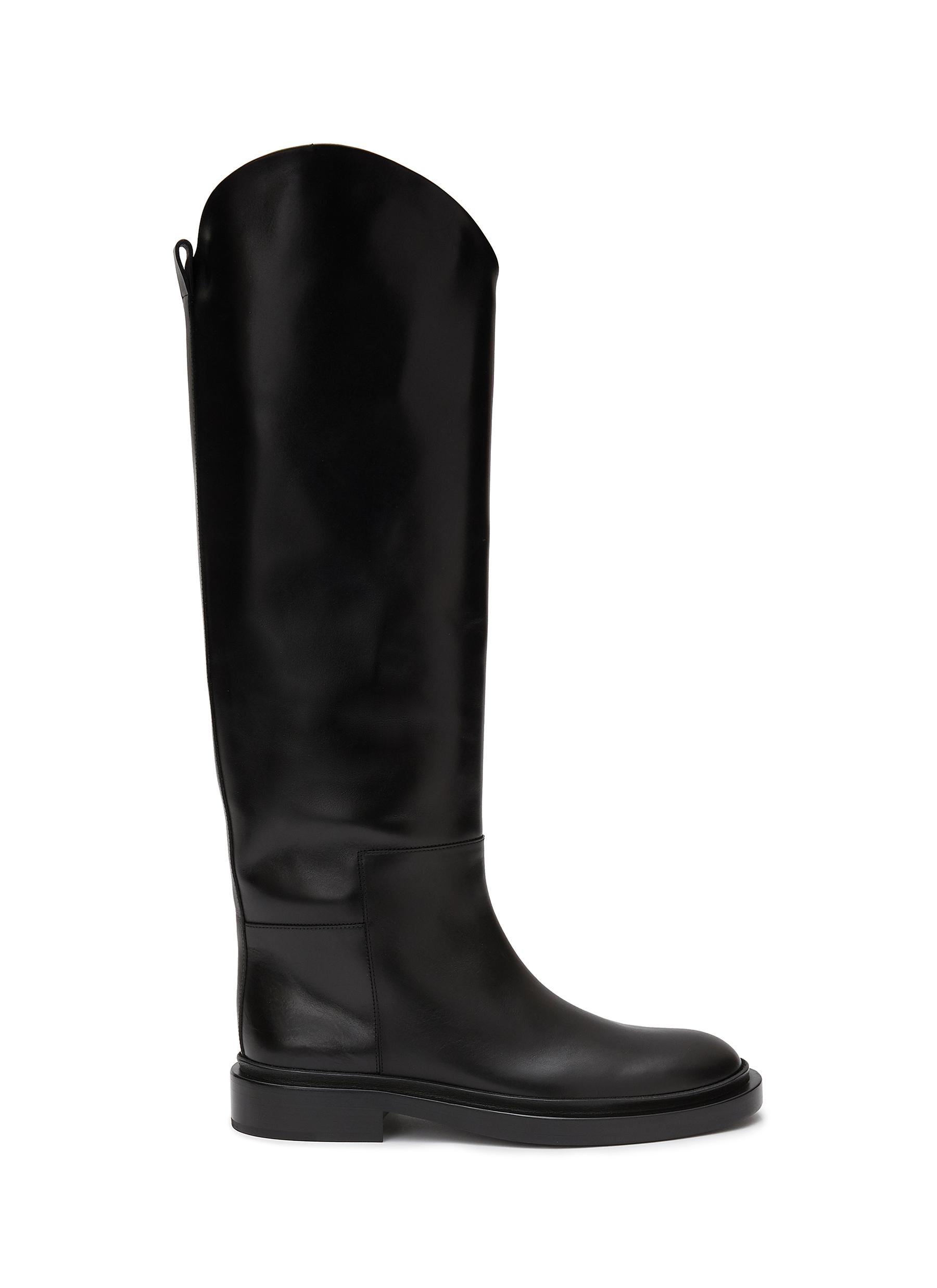 real leather womens riding boots