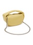 Detail View - Click To Enlarge - BY FAR - ‘Baby Cush’ Chain Strap Soft Hobo Leather Shoulder Bag
