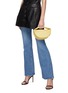 BY FAR - ‘Baby Cush’ Chain Strap Soft Hobo Leather Shoulder Bag