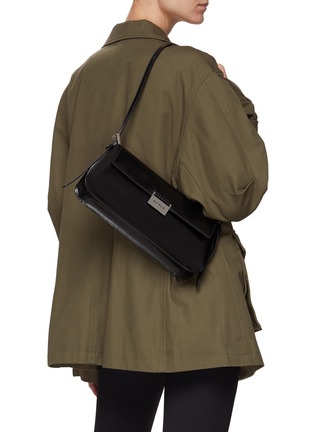 Figure View - Click To Enlarge - BY FAR - ‘Matilda’ Adjustable Strap Semi Patent Shoulder Bag