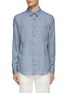 Main View - Click To Enlarge - THEORY - ‘Irving’ Classic Linen Long-Sleeved Shirt
