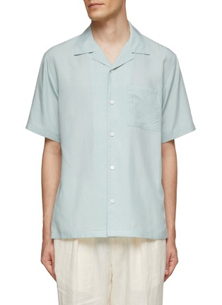 Main View - Click To Enlarge - THEORY - ‘NOLL’ FLOW SHORT SLEEVE SHIRT