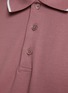  - THEORY - ‘Precise’ Contrasting Trim Pima Cotton Blend Polo Shirt