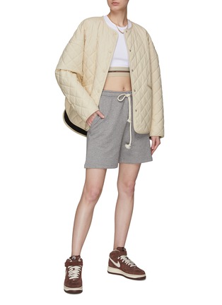 Figure View - Click To Enlarge - ACNE STUDIOS - ELASTICATED DRAWSTRING WAIST SHORTS