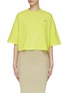 ACNE STUDIOS - Face Logo Cotton Cropped Short-Sleeved T-Shirt