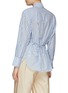 Back View - Click To Enlarge - VINCE - Tied Back Striped Cotton Oversized Shirt