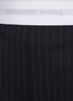 ALEXANDER WANG - Logo High Elastic Waist Pleated Striped Pants
