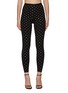Main View - Click To Enlarge - ALEXANDER WANG - Crystal Embellished Logo Leggings