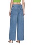 Back View - Click To Enlarge - ALEXANDER WANG - Belted Washed Wide Legged Jeans