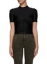 Main View - Click To Enlarge - T BY ALEXANDER WANG - Mock Neck Ruched Bodycon Top