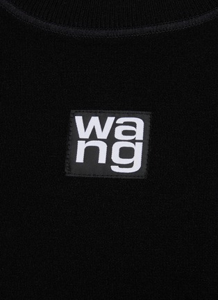  - T BY ALEXANDER WANG - Logo Long Sleeved Crewneck T-Shirt